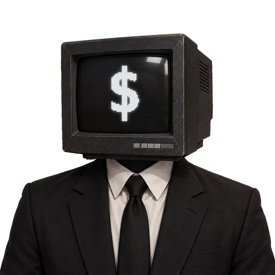 Familiar with a dollar sign on his screen